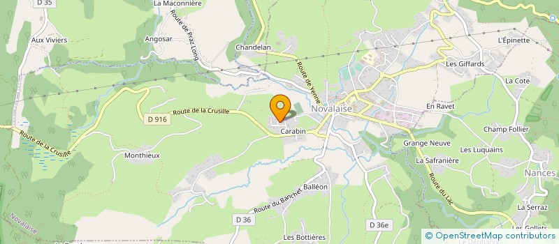 localisation de l'entreprise MONSIEUR STEPHANE RENAUX  NOVALAISE