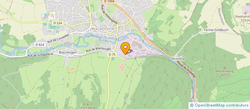 localisation de l'entreprise MONSIEUR STEPHANE RENE KUHN  TRAENHEIM