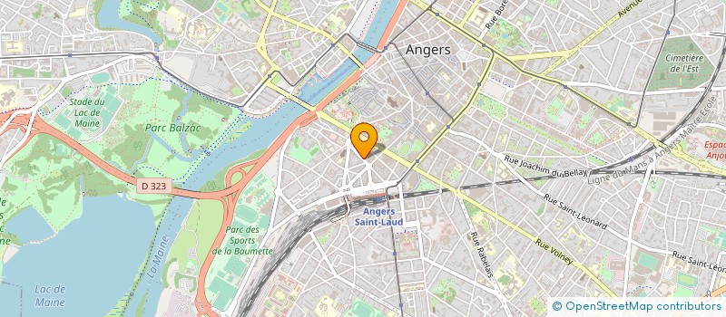 localisation de l'entreprise MONSIEUR STEPHANE RENON à ANGERS