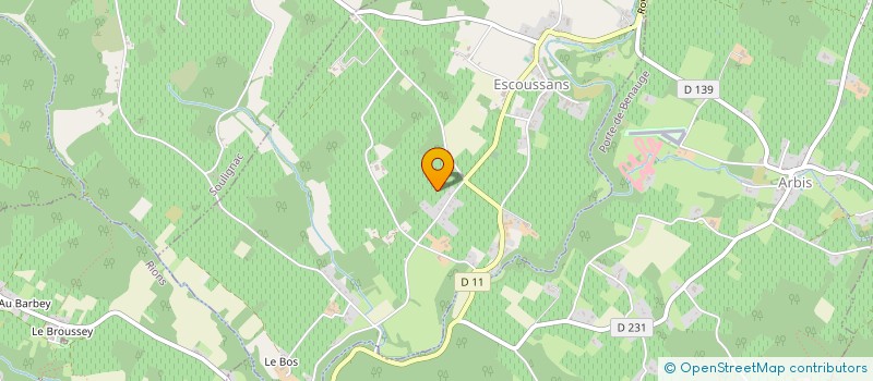 localisation de l'entreprise MONSIEUR STEPHANE RENON  ESCOUSSANS