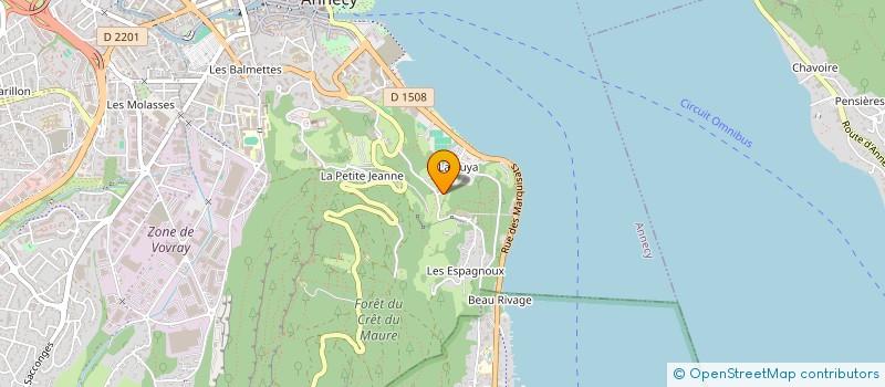 localisation de l'entreprise MONSIEUR STEPHANE RENUT à ANNECY