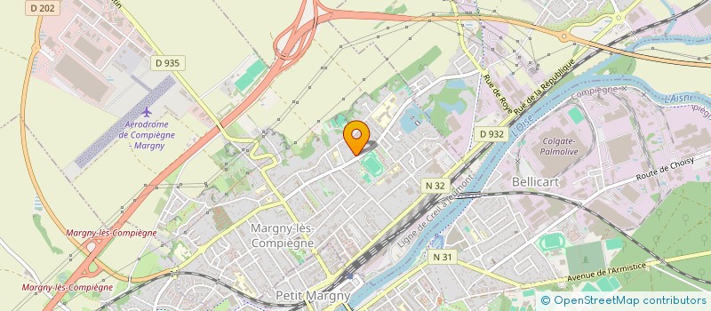 localisation de l'entreprise MONSIEUR STEPHANE RETOUR  MARGNY-LES-COMPIEGNE