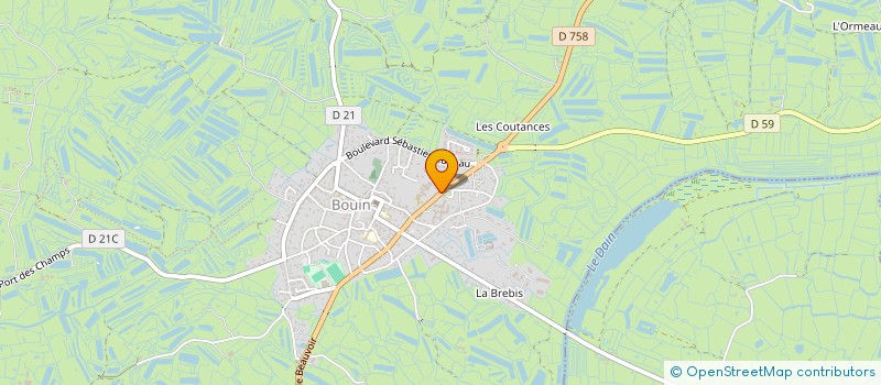 localisation de l'entreprise MONSIEUR STEPHANE REUZE  BOUIN