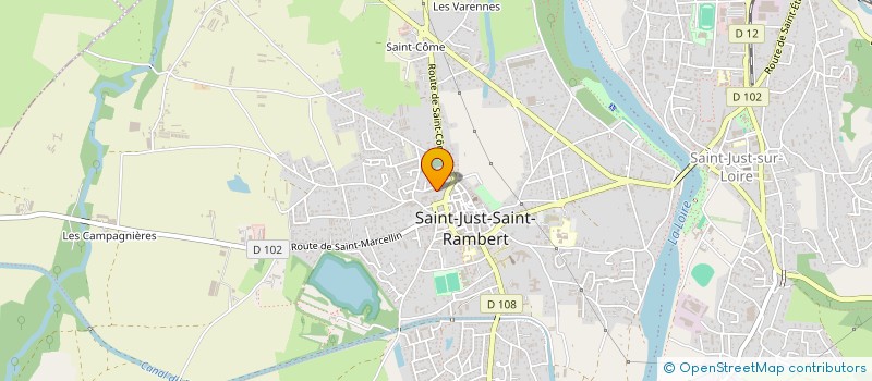localisation de l'entreprise MONSIEUR STEPHANE REVEILLE à SAINT-JUST-SAINT-RAMBERT