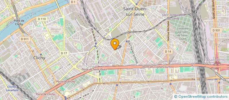 localisation de l'entreprise MONSIEUR STEPHANE REVENU  SAINT-OUEN-SUR-SEINE