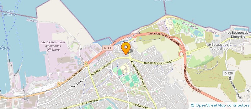 localisation de l'entreprise MONSIEUR STEPHANE REVERT  CHERBOURG-EN-COTENTIN