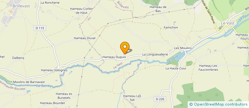 localisation de l'entreprise MONSIEUR STEPHANE REVERT  LE VAST