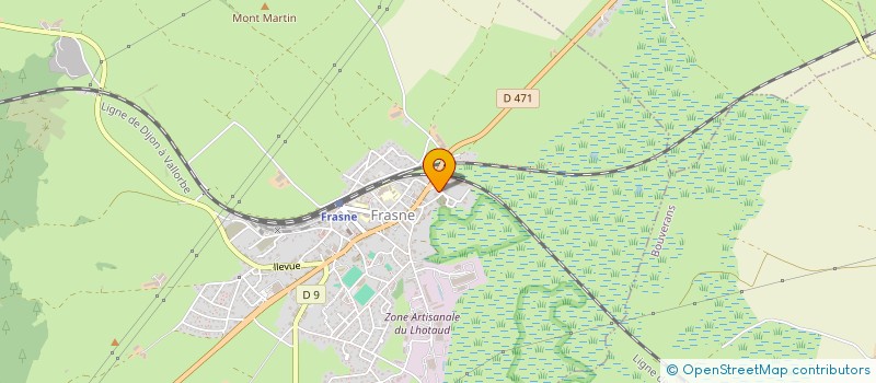 localisation de l'entreprise MONSIEUR STEPHANE REVIL-SIGNORAT  FRASNE