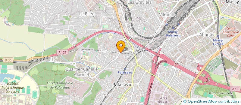 localisation de l'entreprise MONSIEUR STEPHANE REY à PALAISEAU