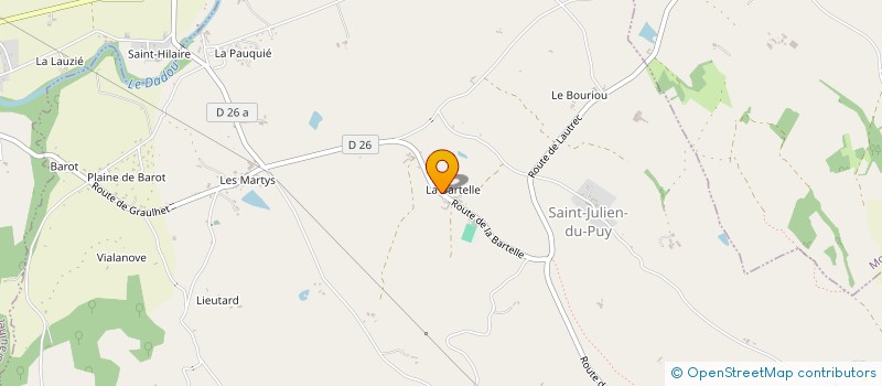 localisation de l'entreprise MONSIEUR STEPHANE REYJAUD-MALBERT  PUYCALVEL