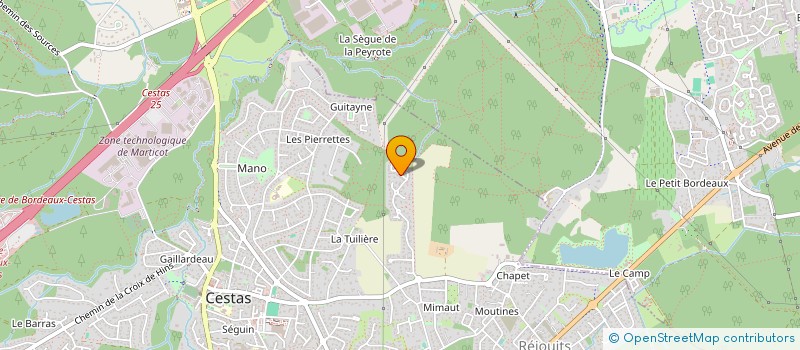 localisation de l'entreprise MONSIEUR STEPHANE RIBES à CESTAS