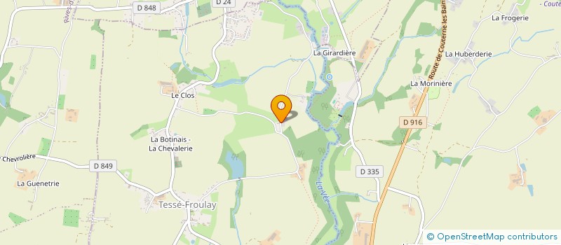 localisation de l'entreprise MONSIEUR STEPHANE RIBOT  TESSE-FROULAY