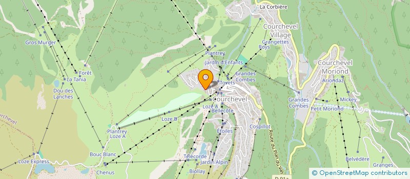 localisation de l'entreprise MONSIEUR STEPHANE RICHARD  COURCHEVEL