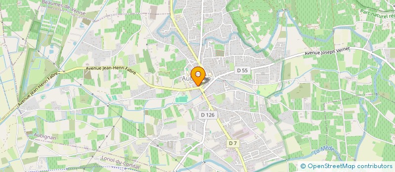 localisation de l'entreprise MONSIEUR STEPHANE RICHARD  AUBIGNAN