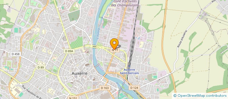 localisation de l'entreprise MONSIEUR STEPHANE RICHARD à AUXERRE