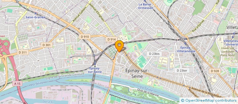 localisation de l'entreprise MONSIEUR STEPHANE RICHARD à EPINAY-SUR-SEINE