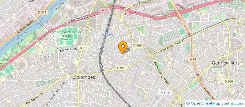 localisation de l'entreprise MONSIEUR STEPHANE RICHARTE à COLOMBES
