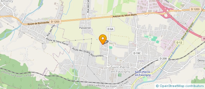 localisation de l'entreprise MONSIEUR STEPHANE RICHE  SAINT-PIERRE-EN-FAUCIGNY