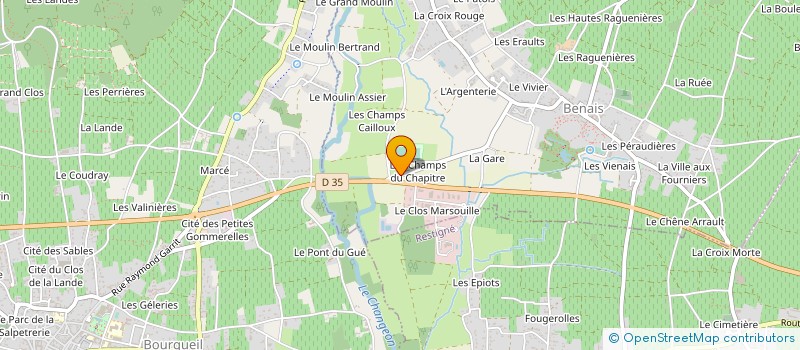 localisation de l'entreprise MONSIEUR STEPHANE RICHER  BENAIS