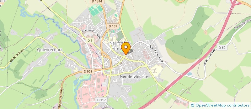 localisation de l'entreprise MONSIEUR STEPHANE RIDEL à NEUFCHATEL-EN-BRAY