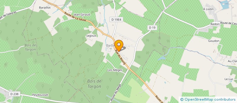 localisation de l'entreprise MONSIEUR STEPHANE RIDENT  BELLEBAT