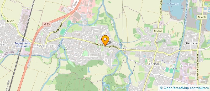 localisation de l'entreprise MONSIEUR STEPHANE RIEHL  FEGERSHEIM