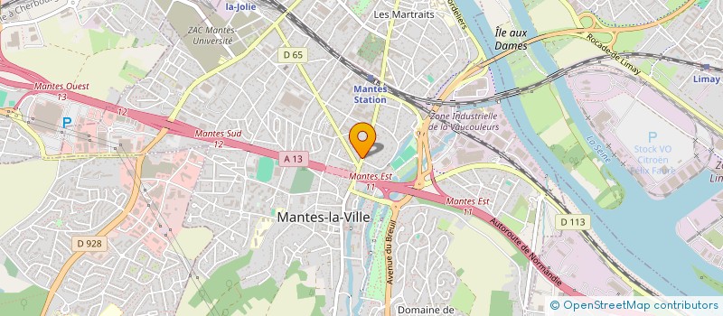 localisation de l'entreprise MONSIEUR STEPHANE RIGHI  MANTES-LA-VILLE