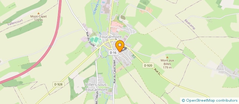 localisation de l'entreprise MONSIEUR STEPHANE RIMBERT  FOUCARMONT