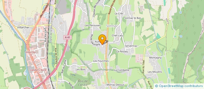 localisation de l'entreprise MONSIEUR STEPHANE RINCHET  SONNAZ