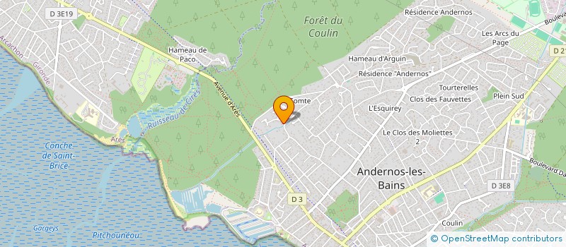 localisation de l'entreprise MONSIEUR STEPHANE RIOU à ANDERNOS-LES-BAINS