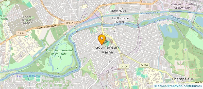 localisation de l'entreprise MONSIEUR STEPHANE RISCHARD à GOURNAY-SUR-MARNE