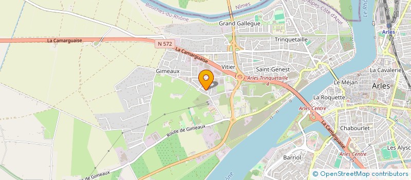 localisation de l'entreprise MONSIEUR STEPHANE RIVIERE  ARLES