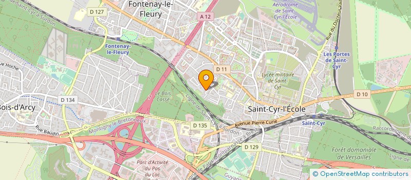 localisation de l'entreprise MONSIEUR STEPHANE RIVIERE  SAINT-CYR-L'ECOLE