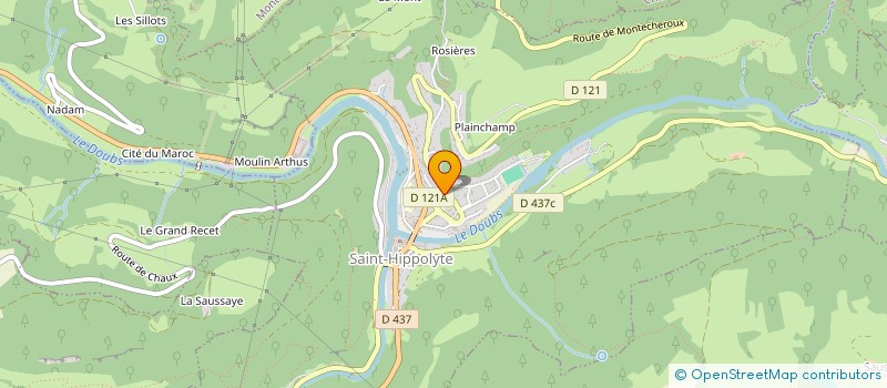 localisation de l'entreprise MONSIEUR STEPHANE ROBARDET  SAINT-HIPPOLYTE