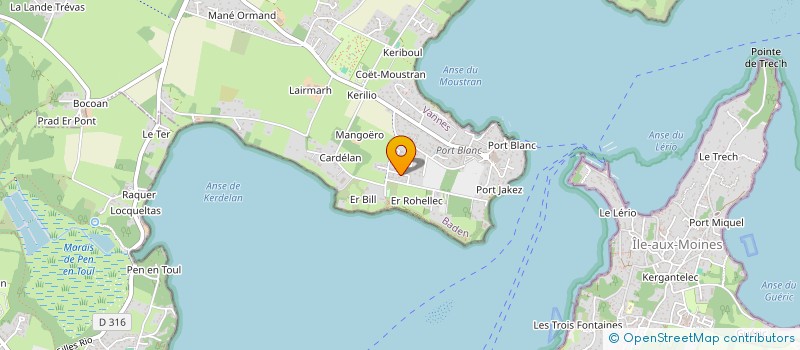 localisation de l'entreprise MONSIEUR STEPHANE ROBERT  BADEN