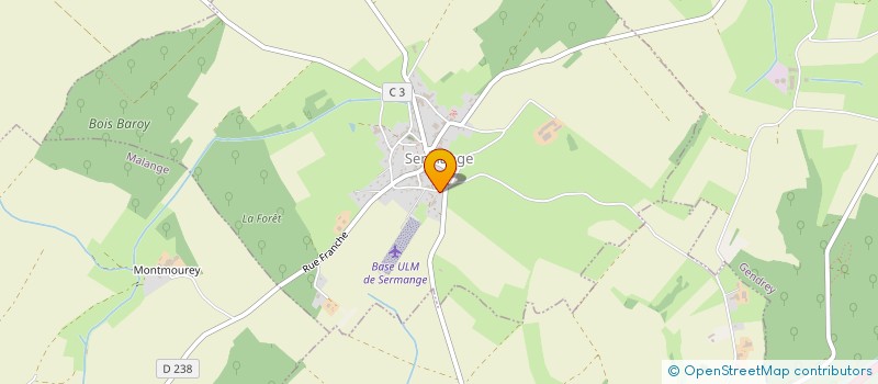 localisation de l'entreprise MONSIEUR STEPHANE ROBERT  SERMANGE