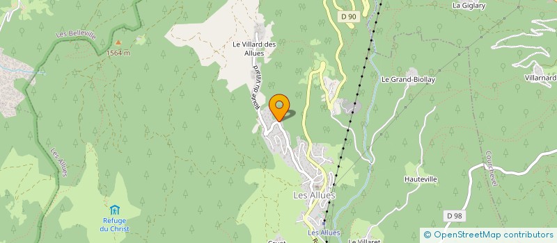 localisation de l'entreprise MONSIEUR STEPHANE ROBICHON  LES ALLUES