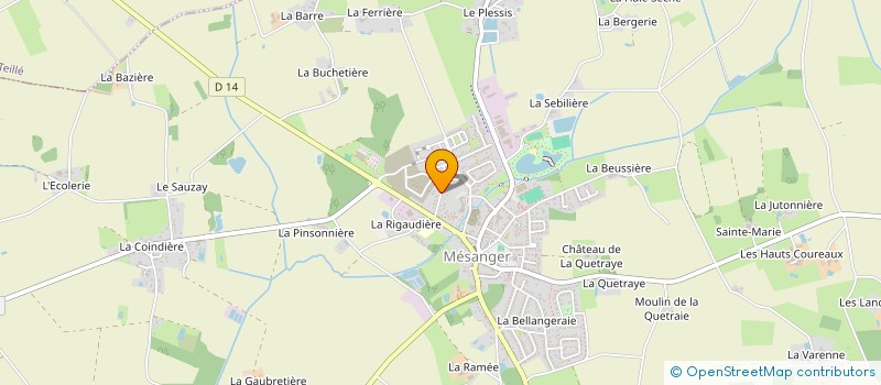 localisation de l'entreprise MONSIEUR STEPHANE ROBIN  MESANGER