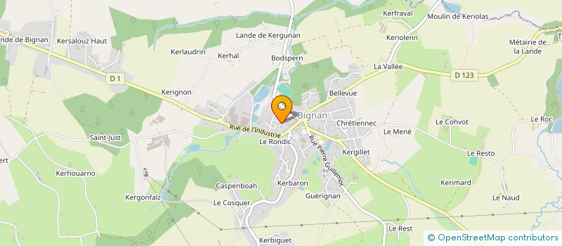 localisation de l'entreprise MONSIEUR STEPHANE ROBINO  RADENAC