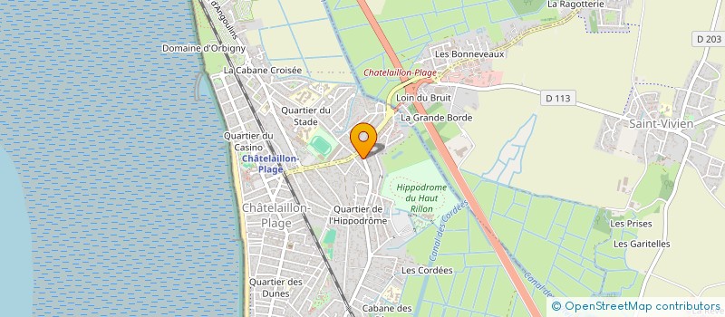 localisation de l'entreprise MONSIEUR STEPHANE ROBLIN à CHATELAILLON-PLAGE