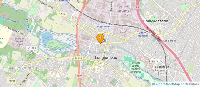 localisation de l'entreprise MONSIEUR STEPHANE ROBSON à LONGJUMEAU