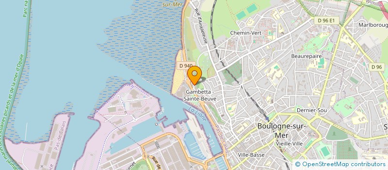 localisation de l'entreprise MONSIEUR STEPHANE ROCH  BOULOGNE-SUR-MER