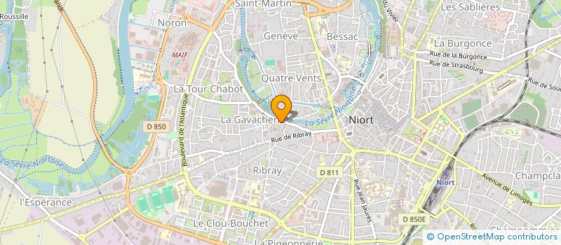 localisation de l'entreprise MONSIEUR STEPHANE ROCHE à NIORT