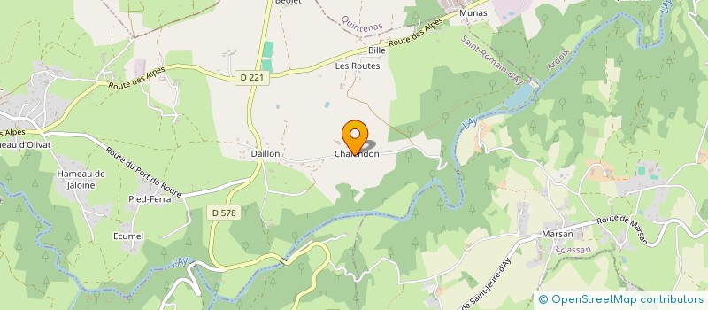 localisation de l'entreprise MONSIEUR STEPHANE ROCHE  SAINT-ROMAIN-D'AY