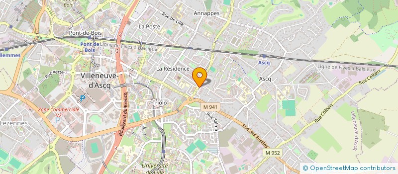 localisation de l'entreprise MONSIEUR STEPHANE ROCHER à VILLENEUVE-D'ASCQ