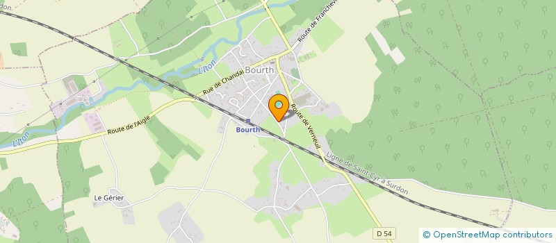 localisation de l'entreprise MONSIEUR STEPHANE ROCHET  BOURTH