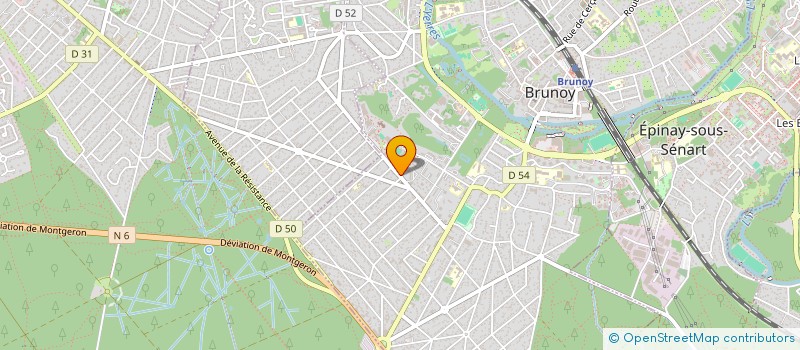 localisation de l'entreprise MONSIEUR STEPHANE RODI  BRUNOY