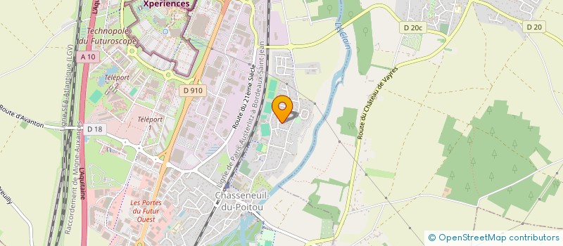 localisation de l'entreprise MONSIEUR STEPHANE ROGEON  CHASSENEUIL-DU-POITOU