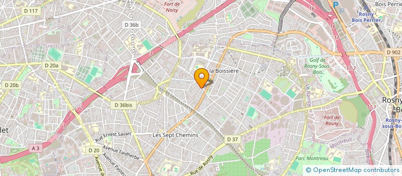 localisation de l'entreprise MONSIEUR STEPHANE ROGER DESFOSSEZ à MONTREUIL