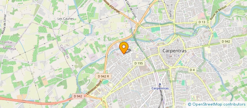 localisation de l'entreprise MONSIEUR STEPHANE ROLAND à CARPENTRAS